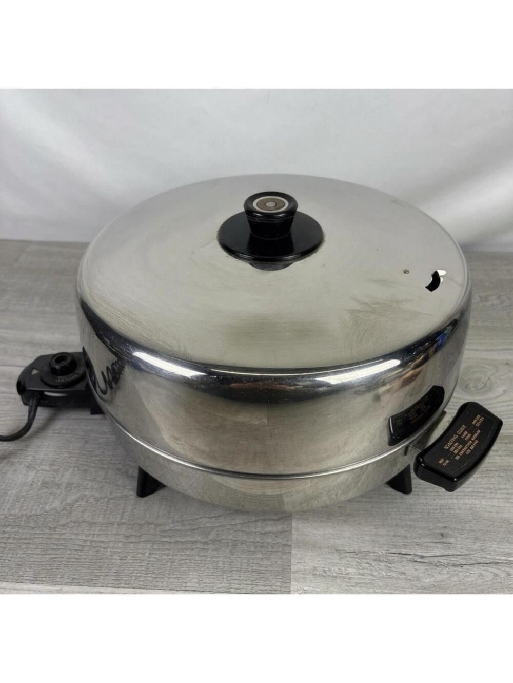 Vintage Revere Ware Electric Skillet 885
